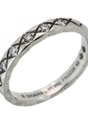 Chanel Ring Coco Crush Platinum Diamond 49